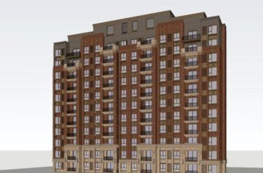 Sketchup住宅模型|小高层住宅,新古典风格,红砖,居住建筑-BIM建筑网