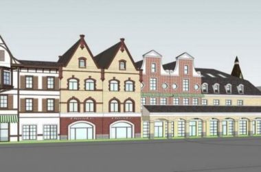 Sketchup商业模型|多层沿街商业，欧式风格，古典风格-BIM建筑网