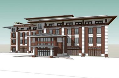 Sketchup酒店模型|多层旅馆酒店,现代风格-BIM建筑网