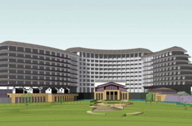 Sketchup酒店模型|高层酒店,新中式风格-BIM建筑网