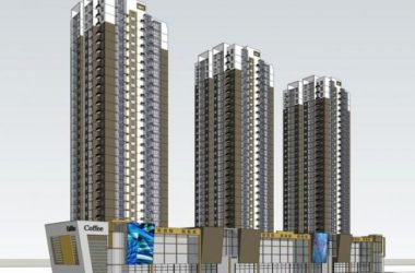 Sketchup住宅模型|高层住宅,底层商业,居住建筑,现代风格-BIM建筑网