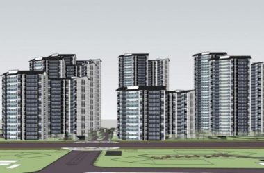 Sketchup住宅模型|高层住宅小区,居住建筑,新中式风格-BIM建筑网