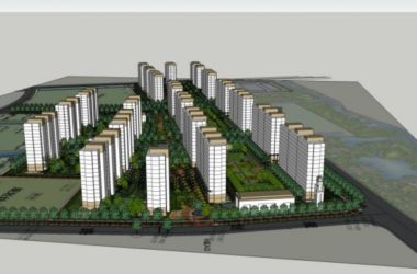 Sketchup住宅模型|多层住宅小区,居住建筑,现代风格-BIM建筑网