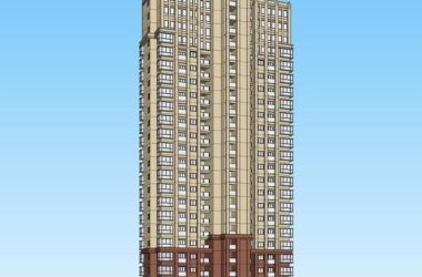 Sketchup住宅模型|高层住宅,新古典风格,居住建筑-BIM建筑网