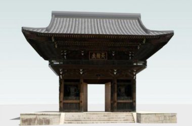 Sketchup小品模型|中式牌坊,小品,古建-BIM建筑网