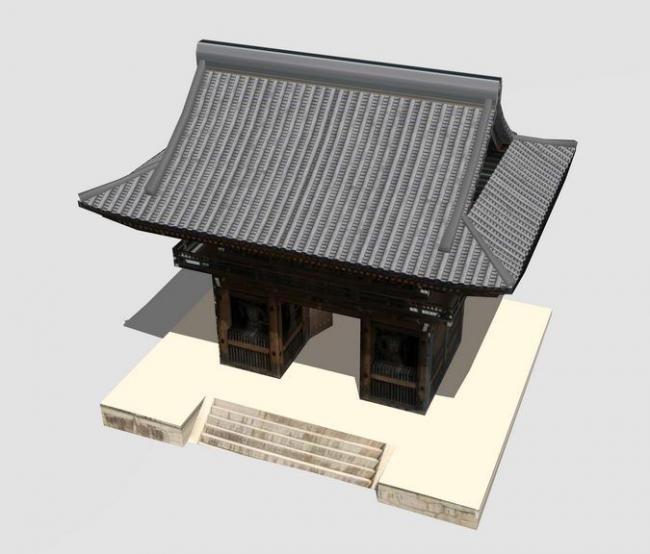 Sketchup小品模型|中式牌坊,小品,古建 Sketchup小品模型|中式牌坊,小品,古建