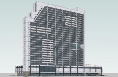 Sketchup住宅模型|商住楼,高层住宅,底层商业,现代风格-BIM建筑网