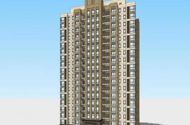 Sketchup住宅模型|高层住宅,新古典风格,居住建筑-BIM建筑网