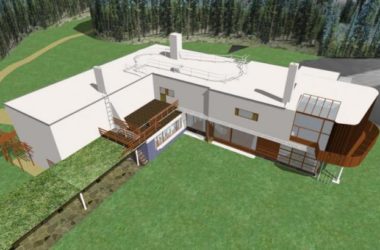 Sketchup住宅模型|Villa Mairea设计，多层住宅，居住建筑，现代风格-BIM建筑网