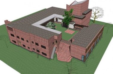 Sketchup文化模型|珊纳特赛罗城镇中心,多层文化建筑,新古典风格-BIM建筑网