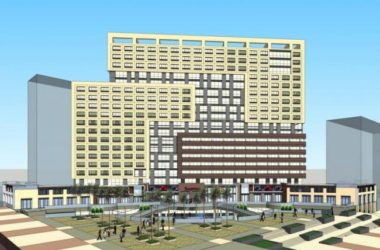 Sketchup住宅模型|高层公寓，居住建筑，底层商业，现代风格-BIM建筑网