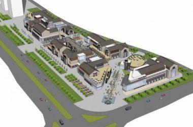 Sketchup商业模型|多层商业街，新中式风格-BIM建筑网