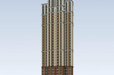 Sketchup住宅模型|高层住宅，居住建筑，新古典风格-BIM建筑网