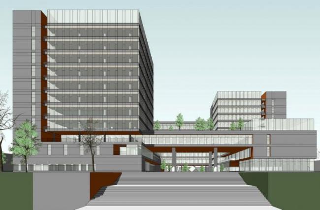 Sketchup办公模型|多层办公楼,现代风格 Sketchup办公模型|多层办公楼,现代风格