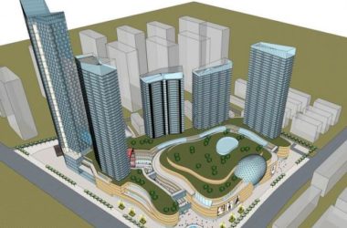 Sketchup综合体模型|多高层混合商业综合体,办公,酒店,现代风格-BIM建筑网