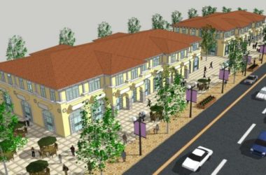 Sketchup商业模型|多层商业街，古典风格，西班牙风格-BIM建筑网