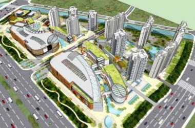 Sketchup综合体模型|多高层混合商业综合体,高层住宅办公,多层商业,现代风格-BIM建筑网