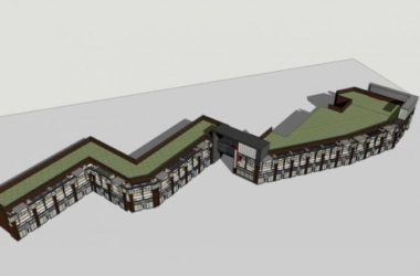 Sketchup商业模型|多层商业裙房，现代风格-BIM建筑网