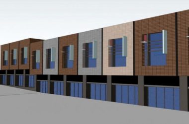Sketchup商业模型|多层沿街商业，现代风格-BIM建筑网