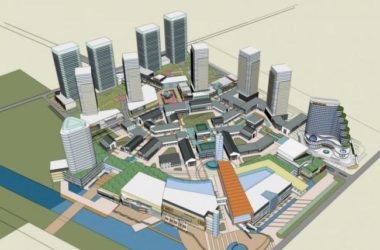 Sketchup商业模型|多层分散式商业街，现代风格-BIM建筑网