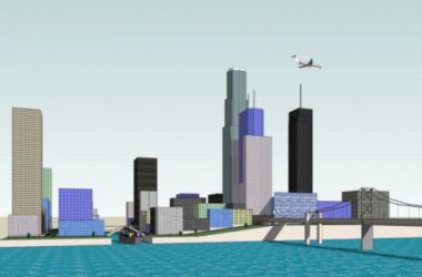 Sketchup素材模型|超高层建筑,现代风格-BIM建筑网