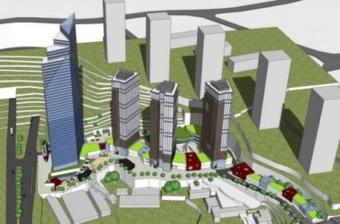 Sketchup办公模型|高层办公楼,现代风格-BIM建筑网