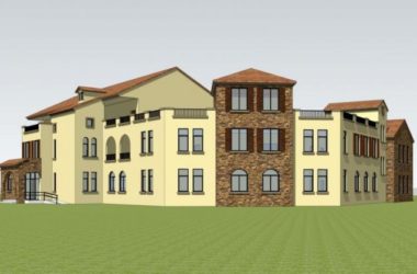 Sketchup住宅模型|多层住宅,西班牙古典风格,居住建筑-BIM建筑网