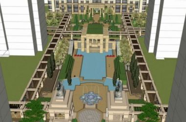 Sketchup住宅模型|高层住宅小区,新古典风格,居住建筑-BIM建筑网