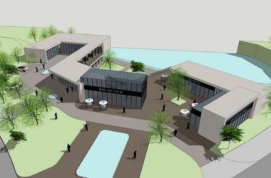 Sketchup车站路桥|多层公路服务区,现代风格-BIM建筑网