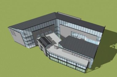 Sketchup商业模型|多层商业楼，新中式风格-BIM建筑网