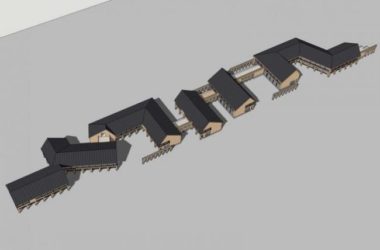 Sketchup商业模型|多层农场建筑，新古典风格-BIM建筑网