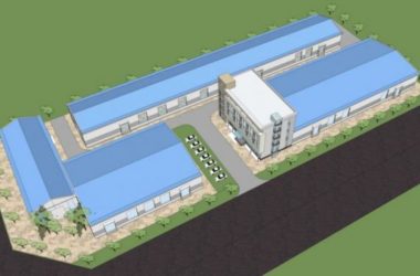 Sketchu工业厂房|多层厂房厂区办公楼,现代风格,工业建筑-BIM建筑网