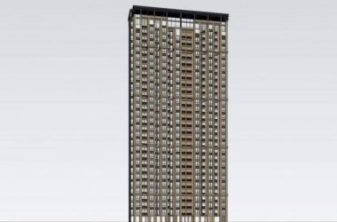 Sketchup住宅模型|高层公寓,现代风格,居住建筑-BIM建筑网