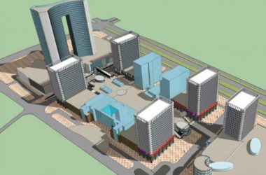 Sketchup综合体模型|多高层混合办公楼商业街,综合体,天桥,现代风格-BIM建筑网