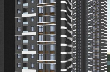 Sketchup住宅模型|高层住宅和办公楼,现代风格-BIM建筑网