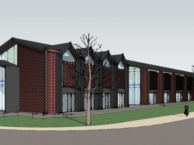 Sketchup商业模型|多层售楼处,现代风格 Sketchup商业模型|多层售楼处,现代风格