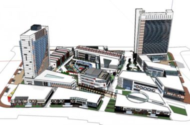 Sketchup综合体模型|多层高层混合城市综合体,商业步行街,购物中心,酒店,现代风格-BIM建筑网