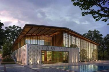 Sketchup商业模型|多层会所,现代风格,西安临潼骊山下的院子-BIM建筑网