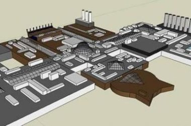 Sketchu工业厂房|多层工厂厂房工业厂区,现代风格-BIM建筑网