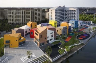 BIM建筑|老集市的味道,儿时记忆里的颜色:上海临港新城社区贸易中间 / 上海中房建筑设计-BIM建筑网