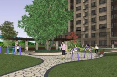 Sketchup景观模型|小区景观,住宅景观,欧式风格,古典风格-BIM建筑网