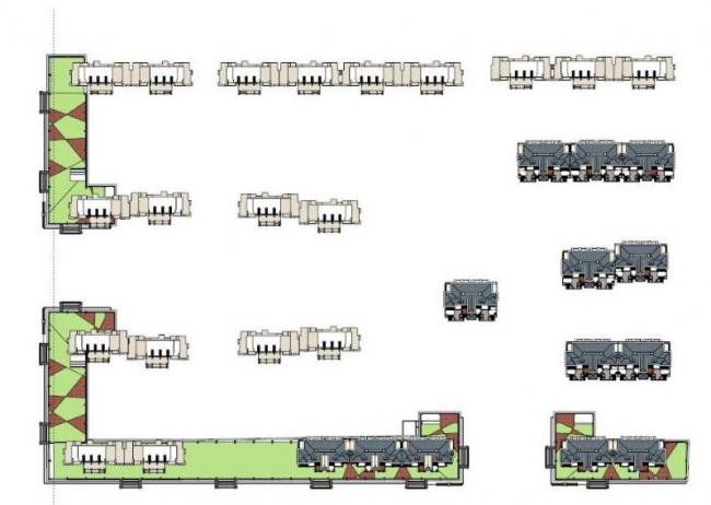 Sketchup住宅模型|高层住宅区,现代风格 Sketchup住宅模型|高层住宅区,现代风格