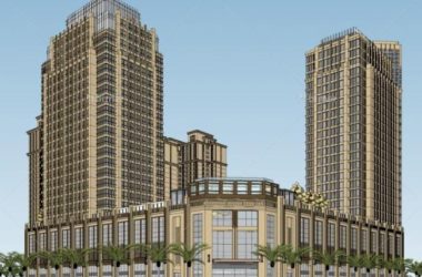 Sketchup综合体模型|多高层商住综合体,ArtDeco风格-BIM建筑网