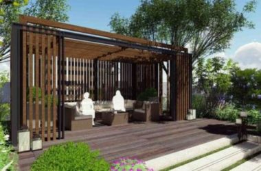 Sketchup景观模型|屋顶花园景观,现代风格-BIM建筑网