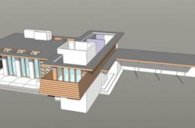 Sketchup住宅模型|多层戈登住宅,现代风格,赖特-BIM建筑网