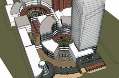 Sketchup综合体模型|多高层综合体,现代风格-BIM建筑网