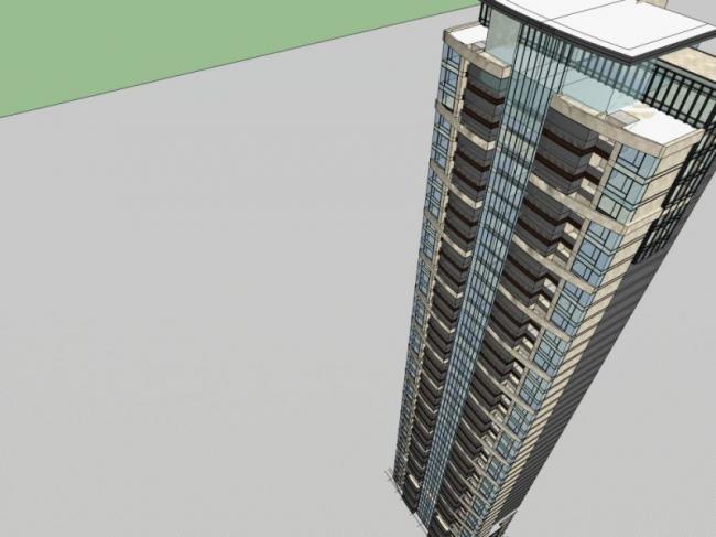 Sketchup住宅模型|高层住宅,现代风格 Sketchup住宅模型|高层住宅,现代风格