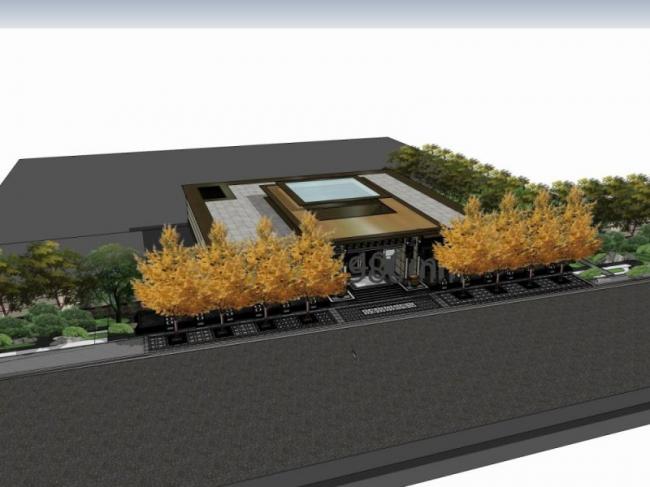 Sketchup住宅模型|中式大院,中式风格 Sketchup住宅模型|中式大院,中式风格