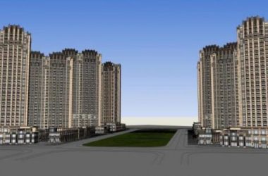 Sketchup住宅模型|高层住宅,阿戴克风格,古典风格-BIM建筑网