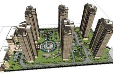 Sketchup住宅模型|高层住宅小区,坡顶,居住建筑,古典风格-BIM建筑网